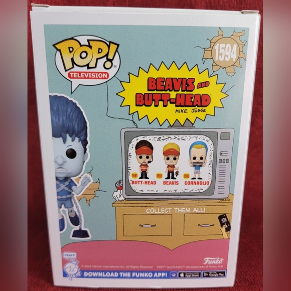 Butt-head funko exclusive # 1594 (nib) With pop protector - Picture 7 of 7